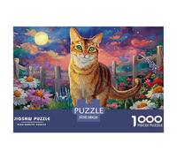 Abisinia Puzzle 1000 Piezas Linda Mascota, Clásicos Rompecabezas De Bricolaje, Entretenimiento Creativo, Puzzles Gift, para Adultos Y Niños A Partir De 12 Años 38x26cm/1000pcs