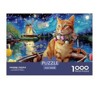 Abisinia Puzzle 1000 Piezas Linda Mascota, Diversión Rompecabezas De Bricolaje, De Noches De Juegos Desafiantes, Colección De Arte, para Adultos Y Niños A Partir De 12 Años 52x38cm/1000pcs