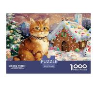 Abisinia Puzzle 1000 Piezas Linda Mascota, Diversión Rompecabezas De Bricolaje, Entretenimiento Creativo, Puzzles Gift, para Adultos Y Niños A Partir De 12 Años 70x50cm/1000pcs
