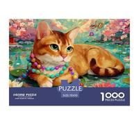 Abisinia Puzzle 1000 Piezas Linda Mascota, Diversión Rompecabezas De Bricolaje, Hobby Creativo, Puzzles Gift, para Adultos Y Niños A Partir De 12 Años 70x50cm/1000pcs