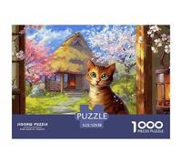 Abisinia Puzzle 1000 Piezas Linda Mascota, Entretenimiento Rompecabezas De Bricolaje, Desafío, Adultos Y Niños A Partir De 12 Años 52x38cm/1000pcs