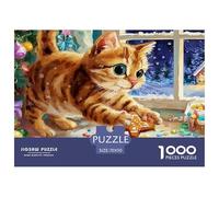 Abisinia Puzzle 1000 Piezas Linda Mascota, Entretenimiento Rompecabezas De Bricolaje, Hobby Creativo, Colección De Arte, para Adultos Y Niños A Partir De 12 Años 70x50cm/1000pcs