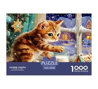 Abisinia Puzzle 1000 Piezas Linda Mascota, Entretenimiento Rompecabezas De Bricolaje, Hobby Creativo, Regalo, para Adultos Y Niños A Partir De 12 Años 52x38cm/1000pcs