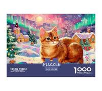 Abisinia Puzzle 1000 Piezas Linda Mascota, Entretenimiento Rompecabezas De Bricolaje, Juego Familiar, Regalo, para Adultos Y Niños A Partir De 12 Años 52x38cm/1000pcs