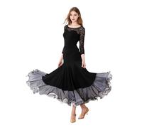 Abiti Da Sala Da Ballo Vestido de Baile Moderno Encaje salón vals Gran Swing(M)