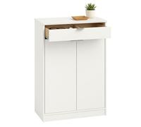 Abitti Zapatero Recibidor Multiestancia Berlín Estilo Contemporáneo en Color Blanco con 1 Cajón y 4 Estantes 75x101x37 cm