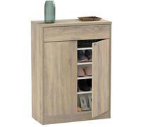 Abitti Zapatero Recibidor Multiestancia Berlín Estilo Natural en Color Roble Cambrian con 1 Cajón y 4 Estantes 75x101x37 cm