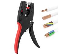 Abitzon Alicates pelacables automáticos, pelacables con mandíbulas autoajustables, alicates pelacables de cables, cortador de alambre multifuncional 0,03-10 mm², para electricidad, automoción