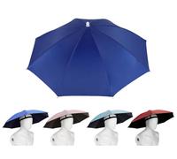 Abiyou 4 Piezas Sombrero De Paraguas, Sombrero De Paraguas Plegable, 65 cm Sombrero De Sombrilla De Pesca Plegable, para Fiestas Al Aire Libre, Pesca, Sol, Lluvia, Playa（4 Colores）