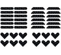 Abiyou Antideslizante Alfombra Pinzas, 36 Piezas Base Antideslizante para Moqueta, Reutilizable und Lavable Bases Antideslizantes, Alfombrillas Antideslizantes para Alfombras, para Alfombras (Negro)