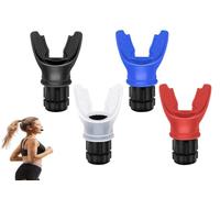 Abiyou Aparato de Entrenamiento de Respiración, 4PCS Entrenador de Ejercicio de Respiración, Ejercitador de Respiración Portátil, Entrenador de Respiración Pulmonar, para Mejorar Capacidad Pulmonar