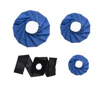 Abiyou Bolsa de Hielo Reutilizable, 3 Piezas Bolsas de Hielo para Lesiones, Bolsa de Hielo de Tela Suave, Bolsa de Hielo de Emergencia Reutilizable con Correa para Bolsa de Hielo, para Articulación