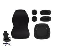 Abiyou Funda Silla Gaming, 6PCS Funda para Silla de Juego, Funda para Silla de Oficina,Funda Elástica Silla Gaming,Fundas para Sillas Oficina Lavable y Extraíble,para Sillas de Juego,Sillas de Oficina