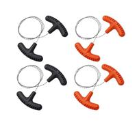 Abiyou Sierra de Alambre de Acero Inoxidable, 4PCS 70CM Versátil Sierra de Alambre, Cable Corte Dentado Bolsillo, Hilo de Sierra, para Acampar al Aire Libre, árbol, Corte de Madera(Naranja, Negro)