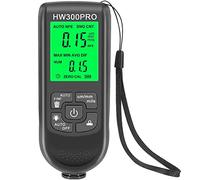 Abizarch Medidor de grosor de pintura Fe/NFe Sonda de revestimiento de espesor, profesional multifuncional, prueba de profundidad de pintura de coche, precisión HW-300PRO para detección automática de