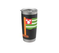 Abjasia Apjaseti República de Abjasia Bandera Cáucaso Vaso térmico de acero inoxidable de doble pared