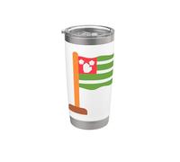 Abjasia Apjaseti República de Abjasia Bandera Cáucaso Vaso térmico de acero inoxidable de doble pared