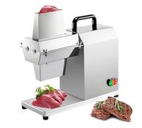 Ablandador de carne comercial, máquina ablandadora eléctrica de carne de 450 W con 54 cuchillas, grosor de procesamiento de 3 mm a 22 mm y longitud de 6 mm a 130 mm, acero inoxidable 304, para carne