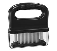 Ablandador de carne con hoja de aguja ultra afilada de acero inoxidable 48 con bloqueo de seguridad para máquina ablandadora de carne de res