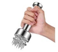 Ablandador De Carne De Acero Inoxidable | Herramienta Manual De Perforación - Herramienta Ablandadora De Carne Con 21 Agujas | Para Cocinar en el Hogar Cerdo Res Bistec y Aves de Corral