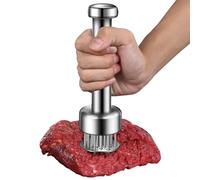 Ablandador De Carne De Acero Inoxidable,Utensilio Manual Para Ablandar,Ablandador De Carnes Con 21 Agujas | Para Cocinar en el Hogar Cerdo Res Bistec y Aves de Corral