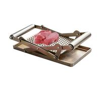 Ablandador de Carne Manual,De acero inoxidable resistente y cómodo para uso manual - de Cocina para Bistec,para Pollo Cerdo Filetes Frutas Verduras