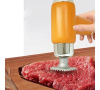 Ablandador eléctrico de carne con niveles ajustables y diseño impermeable para carne de res, pollo y verduras, martillo desmontable para una fácil limpieza