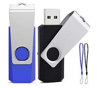 Ablaze 1GB Memorias USB 2 Pack Pendrive USB 2.0 Giratoria con Indicador LED (2 Colores)