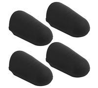 Abledance 4X Tapa de Boquilla de Saxofon Clarinete de Caucho Proteja la Punta Delicado Negro