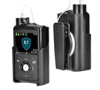 Ablefector Soporte para bomba de insulina, clip giratorio de 360°, estuche de bomba para diabéticos para gestión de tubos, accesorios de bomba de insulina para equipaje de mano, compatible con