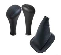Ableholy Pomo de palanca de cambios manual de 4/5 velocidades, de cuero, resistente al desgaste, cubierta antipolvo compatible con Mercedes Clase C S124 W126 E190 (4 velocidades)