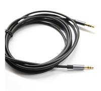 ABLET Cable auxiliar de coche macho de 300 cm, diseño chapado en oro, de 3,5 mm a 2,5 mm, compatible con auriculares Bose, para auriculares JBL, smartphone, tablet, reproductor de MP3, color negro