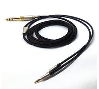 ABLET Cable de audio de repuesto compatible con auriculares Hifiman HE400S, HE-400i (versión de enchufe de 2,5 mm), HE560, HE-350, HE1000 de 3,5 mm y 6,35 mm a doble cone