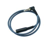 ABLET Cable de extensión para auriculares de 3,5 mm, cable estéreo de audio TRRS macho a hembra de 3,5 mm, cable hembra de ángulo recto de 4 polos de 3,5 mm de 1/8 de pulgada macho a 4 polos de 3,5 mm