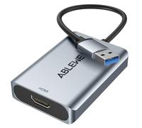 ABLEWE Adaptador USB a HDMI, cable convertidor de gráficos de audio a USB 3.0 de aluminio para PC, portátil, monitor, proyector de escritorio, TV, compatible con Mac OS, Windows 10/8.1/8/7