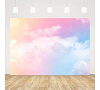 Ablin 7x5ft Nubes rosadas Fotografa de fotografa para fiestas Rainbow Cloud Resumen Fotografa Fuente de fotografa Para Baby Shower Baby Supplies