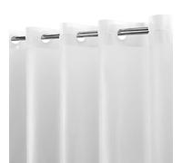 ABLUEN Cortina de Ducha o Forro de PEVA sin Gancho - Cortina de Ducha de baño esmerilada Resistente 8G, no Requiere Ganchos, plástico Impermeable y Libre de PVC, tamaño estándar 71 x 74 Pulgadas,