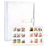 Ablus Álbum de fotos de 360 bolsillos para impresoras Polaroid Snap Touch Zip Mint, Fujifilm Instax Mini 12 11 9 8+ 8 7S LiPlay Instant Camera Film Printer (plata mágica)