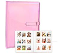Ablus Álbum de fotos de 360 bolsillos para impresoras Polaroid Snap Touch Zip Mint, Fujifilm Instax Mini 12 11 9 8+ 8 7S LiPlay Instant Camera Film Printer (rosa)