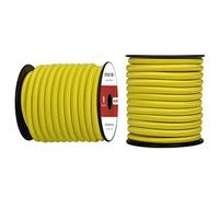 Abma Cord Cuerda Elástica 8mm 10M Cuerda de Lona Cuerda de Goma Cuerda Tensora Cuerda Expansora - Amarillo