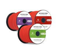 Abma Cord Cuerdas Elásticas 100% Cordón de Choque Elástico para Correas Elásticas, Redes de Carga, Elementos de Sujeción 10M o 20M