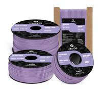 Abma Cord Paracord 2mm 100m Cuerda Nylon 3 Hebras Tipo I para Bricolaje, Camping, Al Aire Libre - MAX. 90kg (200lbs) - Lila Claro