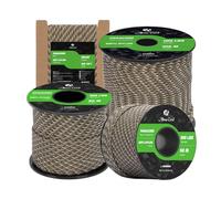 Abma Cord Paracord 2mm Cuerda de 100% Nylon 15m Tipo I Cuerda de Paracaídas 1 Hebra - MAX. 45 kg - Woodland Camo