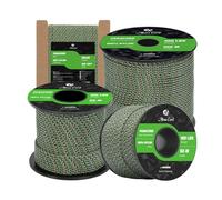 Abma Cord Paracord 2mm Cuerda de 100% Nylon 50m Tipo I Cuerda de Paracaídas 1 Hebra - MAX. 45 kg - Jager Camo