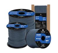 Abma Cord Paracord 3mm 50m Cuerda Paracord 100% Nylon Resistente Tipo II 3 Hebras Cuerda de Paracaídas para Exteriores - MAX. 192 kg - Azul Marino