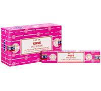 ABN Fashion Satya Rose Sticks - Varillas de incienso (aroma natural, laminadas a mano, 3 unidades)