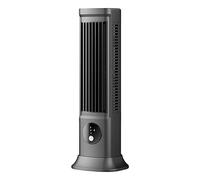Abnaok Aire acondicionado Sherum Cooling Ace, ventilador portátil con 3 velocidades, ventilador de torre de escritorio, compacto, batería de larga duración, refrigeración eficiente (gris *2, tipo