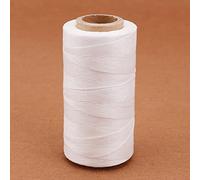 ABNUM Hilo Encerado para Coser Cuero de 260 Metros, cordón de 0,8mm para Herramienta de artesanía, Hilo para Coser a Mano, Tejer