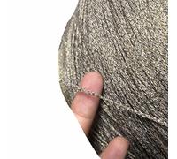 ABNUM Hilo metálico de 500g para Tejer algodón Hueco, Hilos de Ganchillo DIY, línea Brillante de Ganchillo para Tejer DIY, Sombrero de Hilo Dorado y Plateado, Juguete