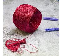 ABNUM Hilo metálico Dorado y Plateado de 50g, Hilos Metalizados de Ganchillo Brillantes para Tejer a Mano, Costura DIY